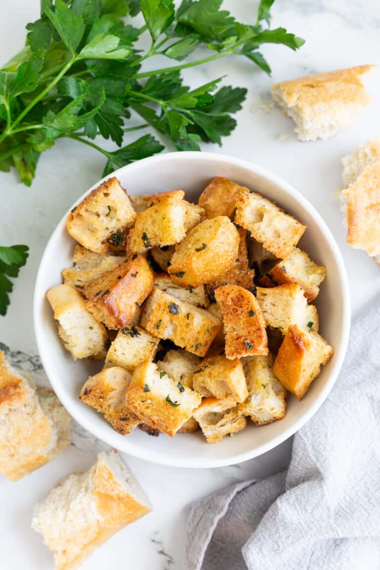 Homemade Croutons.