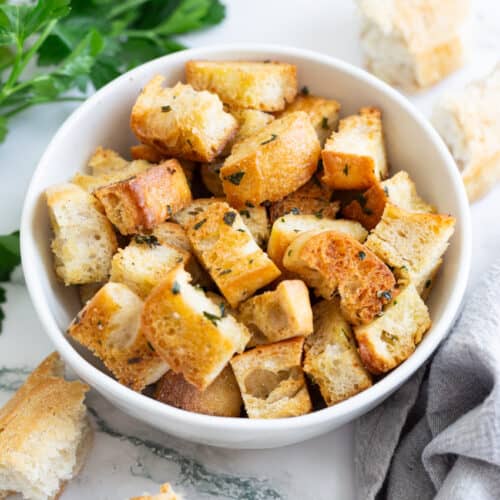 Homemade Croutons.