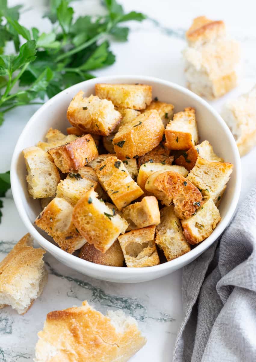 Homemade Croutons.