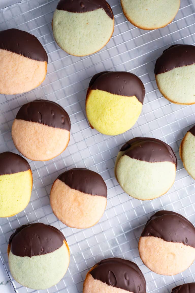 Italian Rainbow Sandwich Cookies.