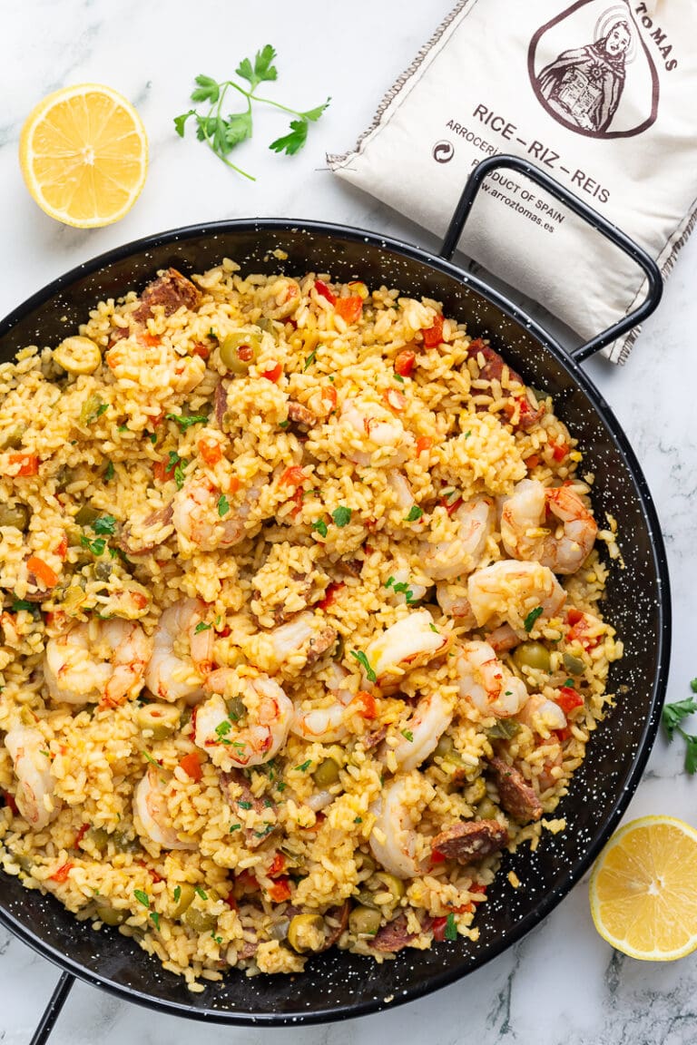 Shrimp and Chorizo Paella