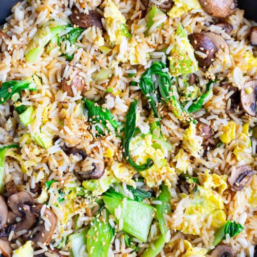 Bok Choy Fried Rice.