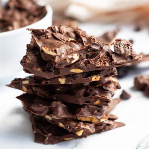 Milk Chocolate Bark with Almonds.