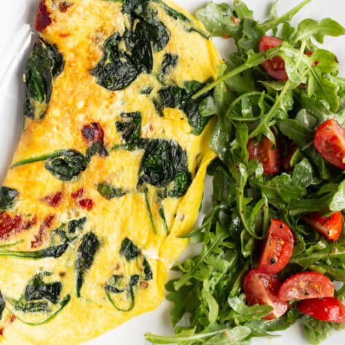 Sun-Dried Tomato Omelette.