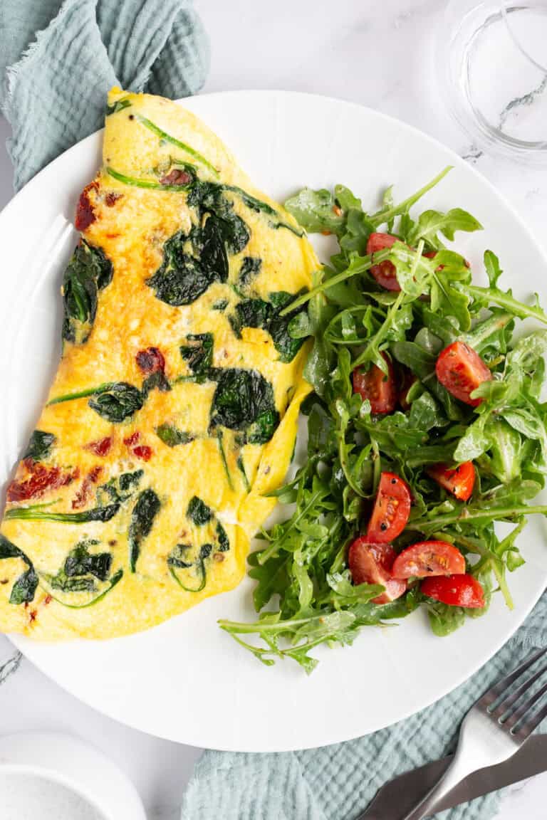 Sun-Dried Tomato Omelette.