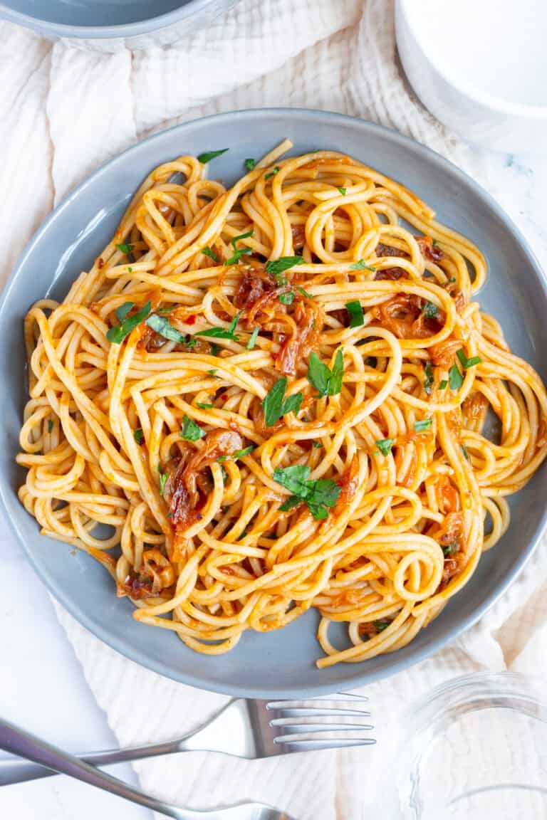 Caramelized Shallot Pasta.