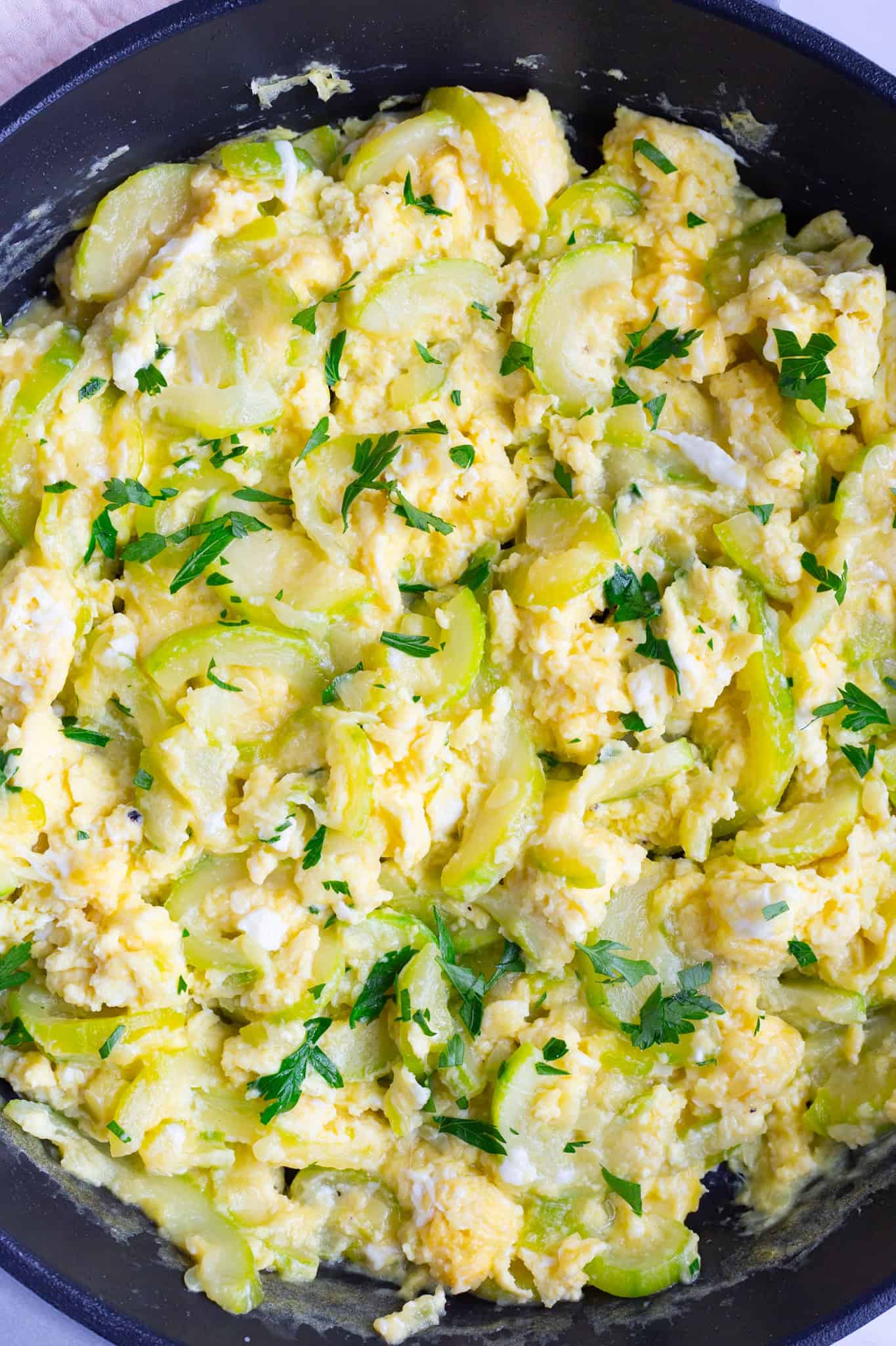 Zucchini and Eggs.