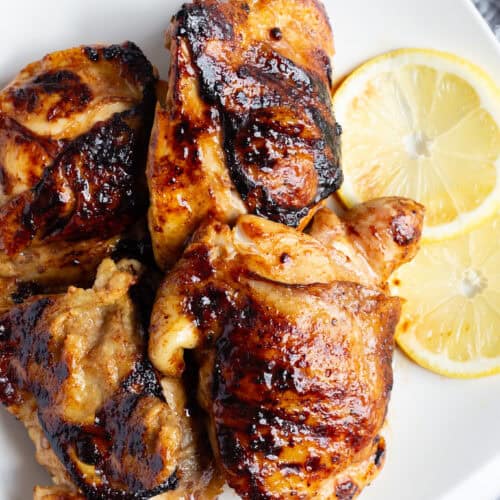 Grill Pan Chicken Thighs.