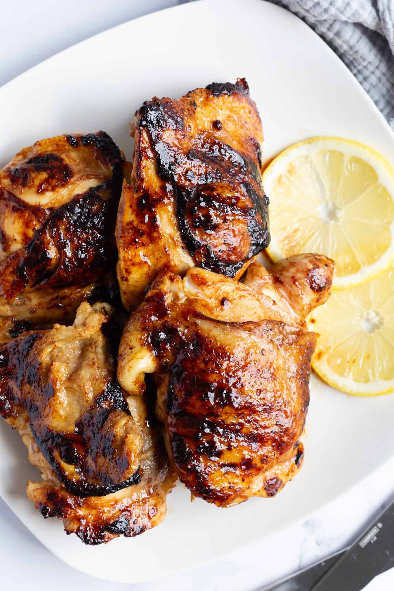 Grill Pan Chicken Thighs.